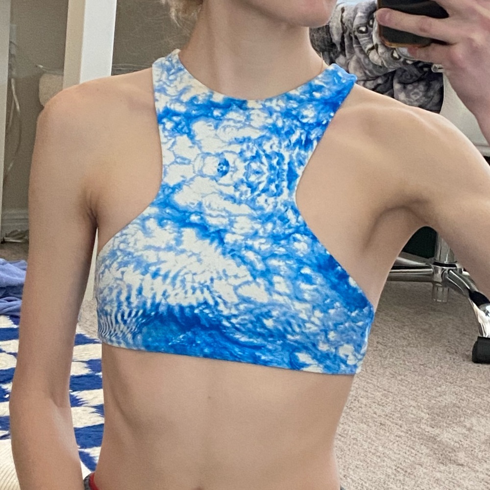 Mikoh high neck bikini top